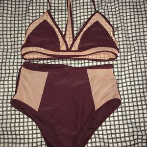 Forever 21 high waisted bikini set